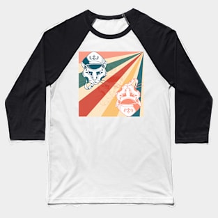 Sailor Cat Baseball T-Shirt